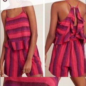 Anthropology Amadi Linen shorts jumper